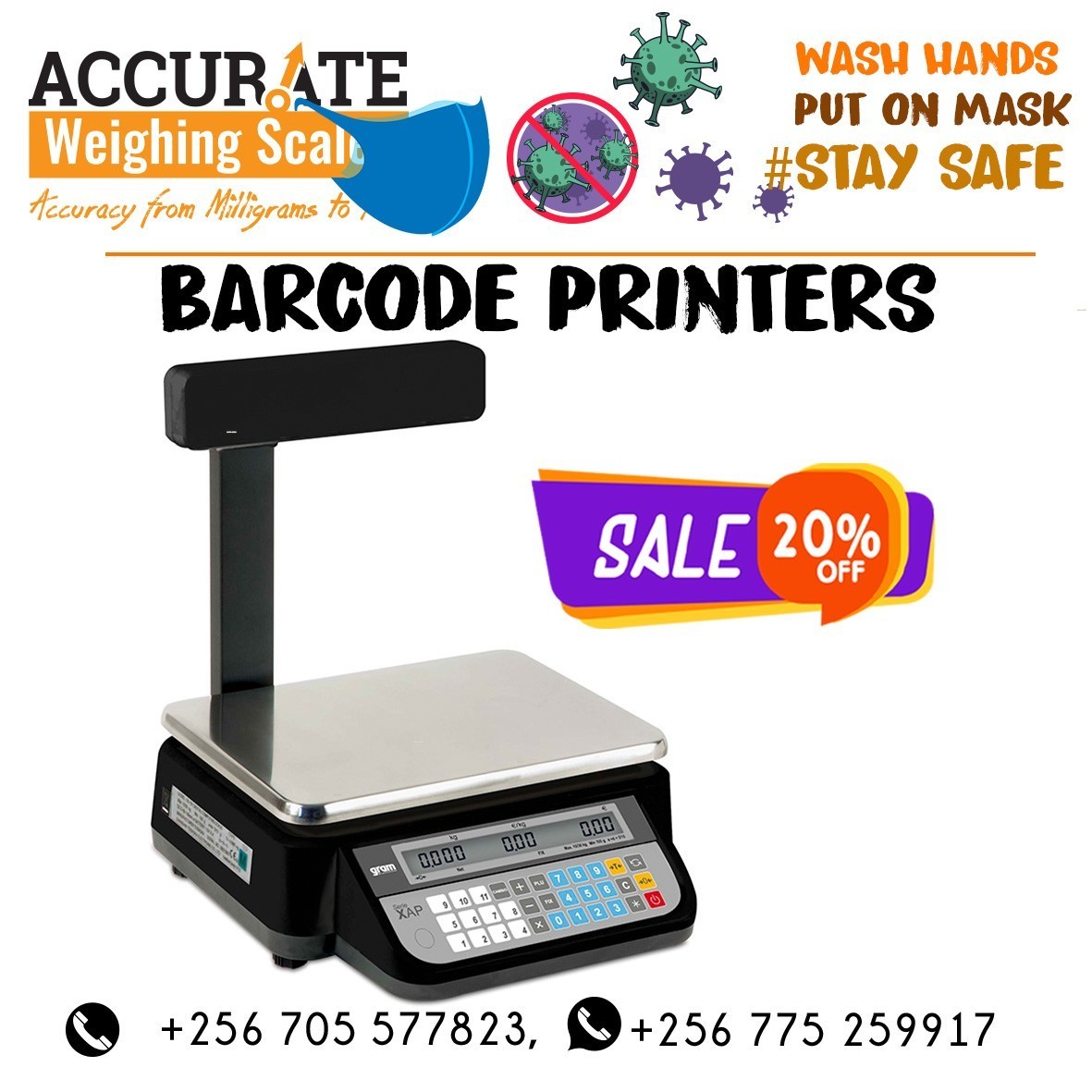 barcode printing scale with printing speed 50mms with 1year warranty